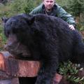 Todd with his giant bear 7 ft plus